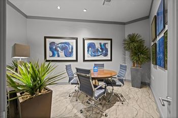 A conference room